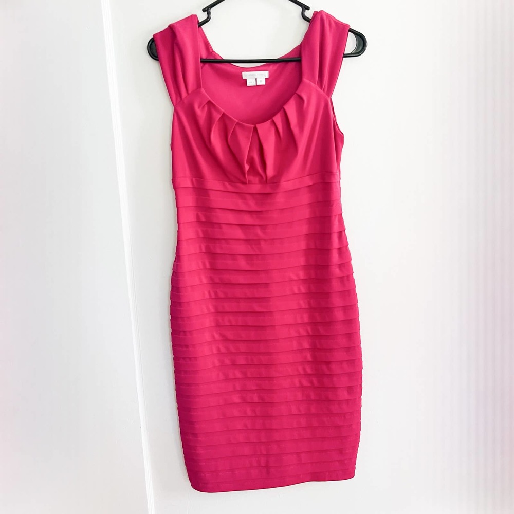 London Times Pink Bodycon Dress